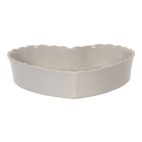 Ceramic Grey Heart Dish