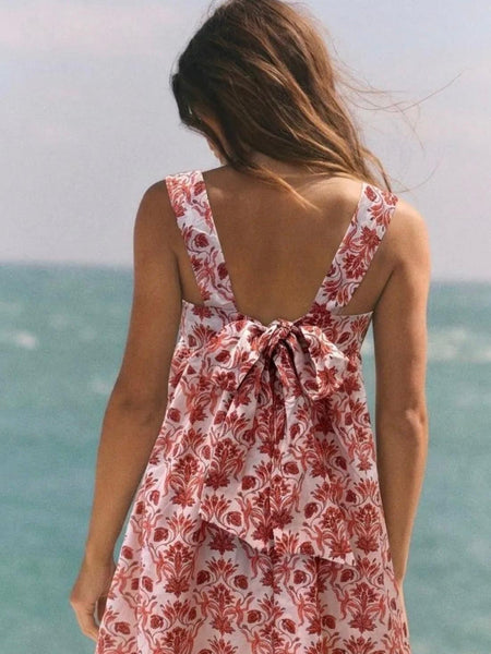 Pink Batik Print Cotton Sundress by Lovie and Co