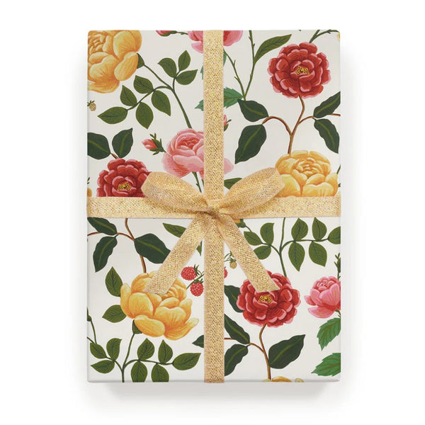 Rose Garden Print Wrap Roll