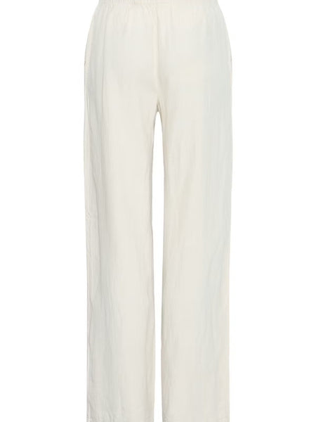 Beige Linen Mix Long Trouser by B Young