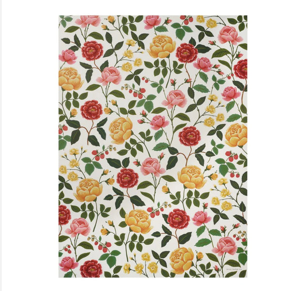 Rose Garden Print Wrap Roll