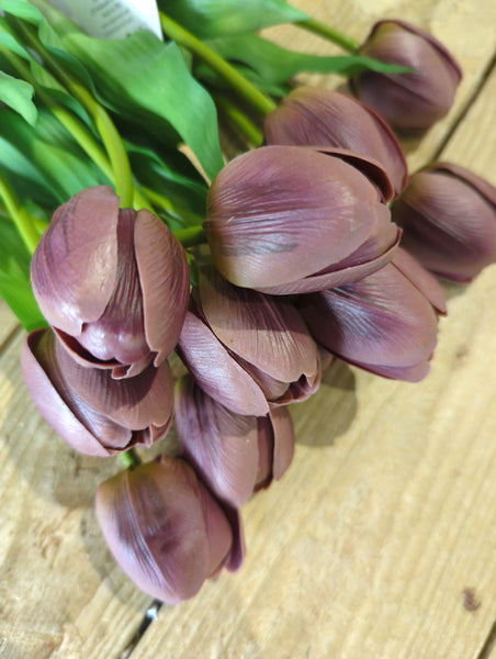 Faux Purple Tulip