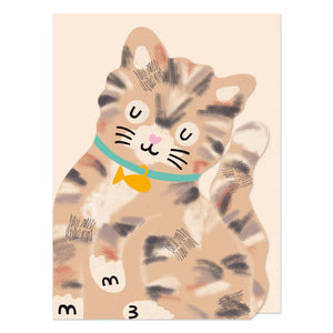 Tabby Kitten Card by Raspberry Blossom