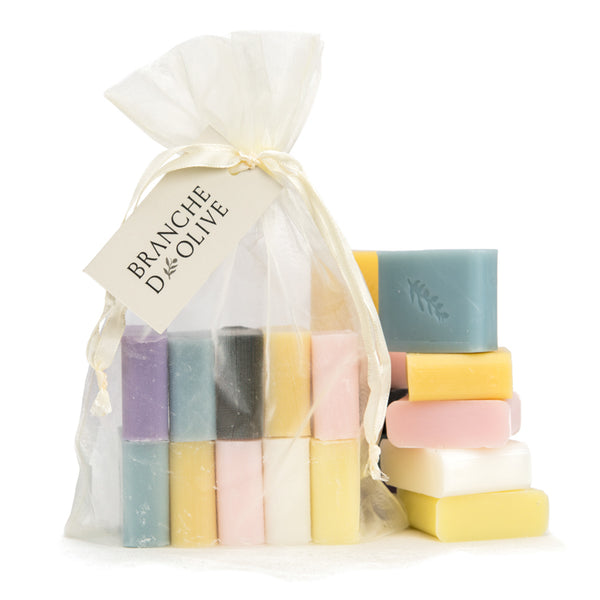 Large Assorted Bagged 10 Soap by Branche d'olive