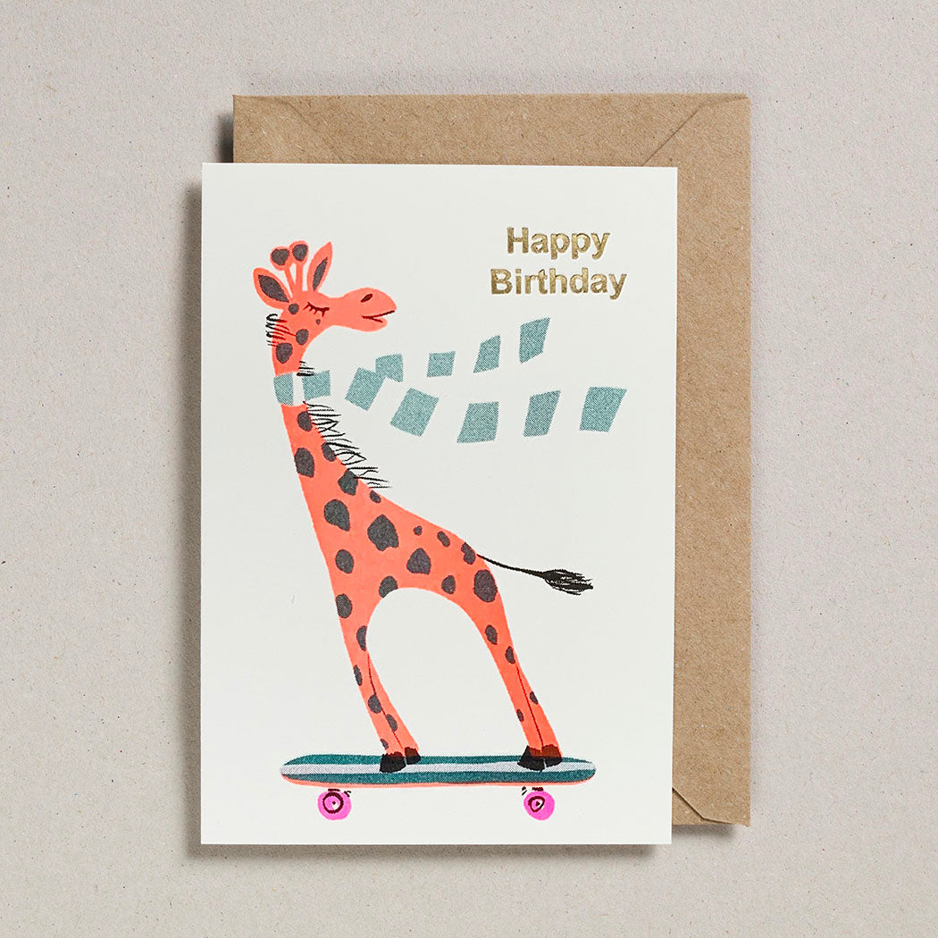 Happy Birthday Giraffe by Petra Boase