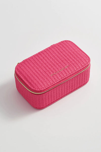 Bright Pink Mini Jewellery Box by Estella Bartlett