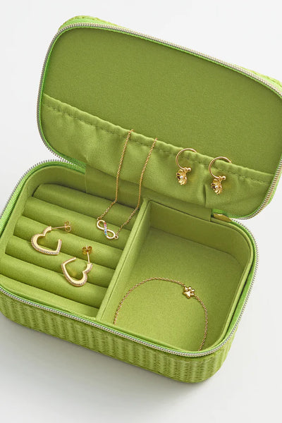 Green Mini Jewellery Box by Estella Bartlett