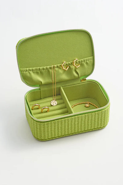 Green Mini Jewellery Box by Estella Bartlett