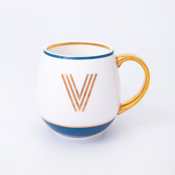 Gold Letter Mugs by Bombay Duck