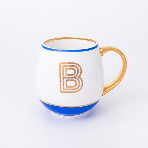 Gold Letter Mugs by Bombay Duck