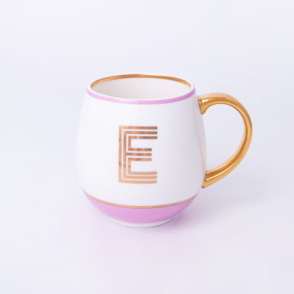 Gold Letter Mugs by Bombay Duck