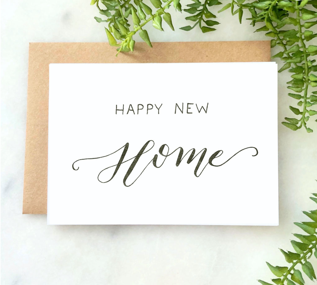 New Home Card by Hampshire Calligraphy Co