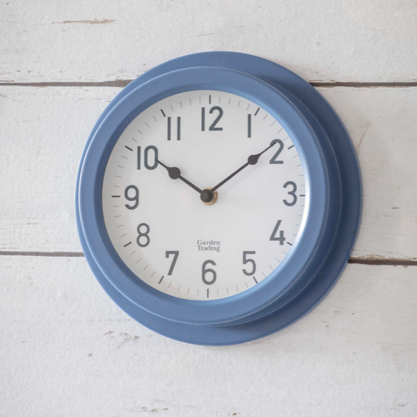 Lulworth Blue Tenby Clock