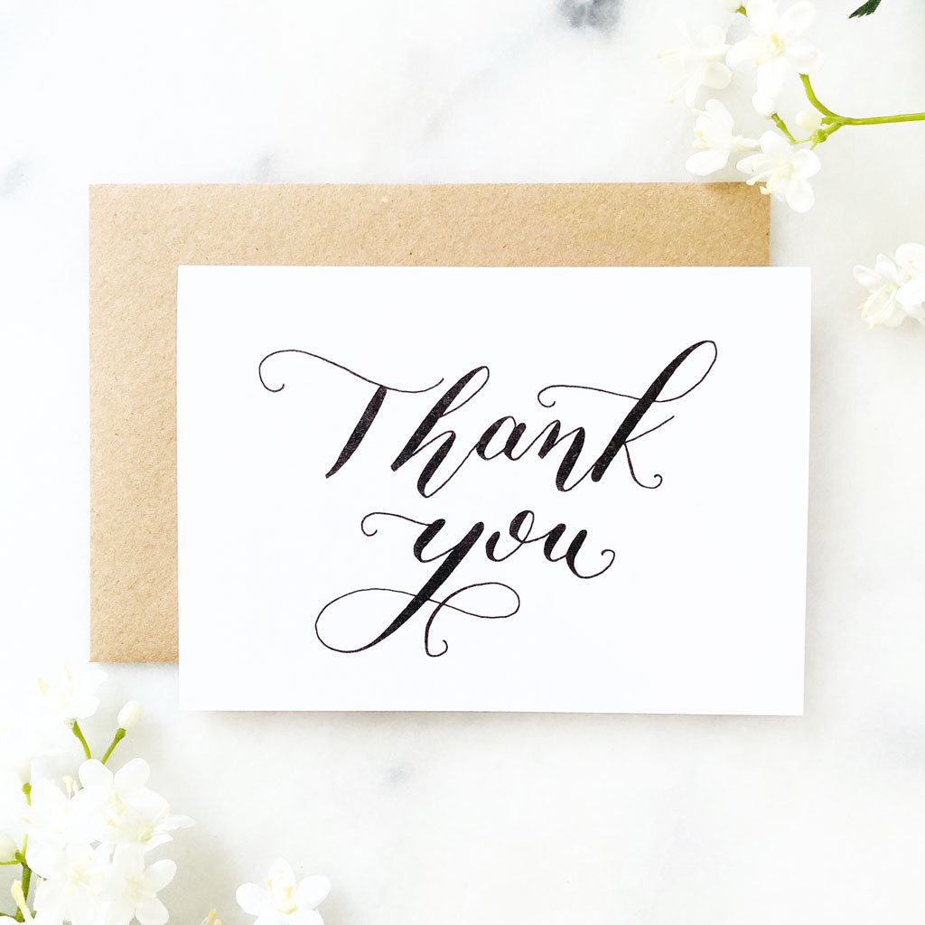 Thank You by Hampshire calligraphy Co