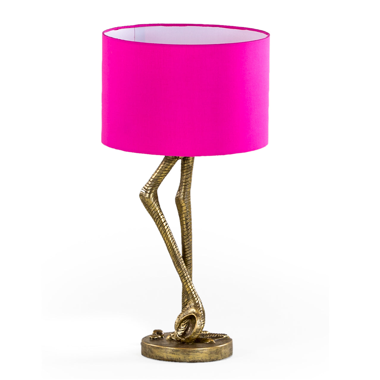 Flamingo Leg Table Lamp with Pink Shade