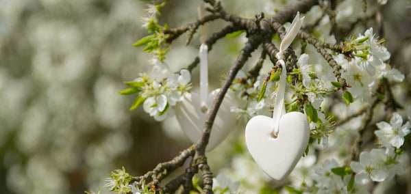 Garrique Scented Stone Heart by Branche d'olive