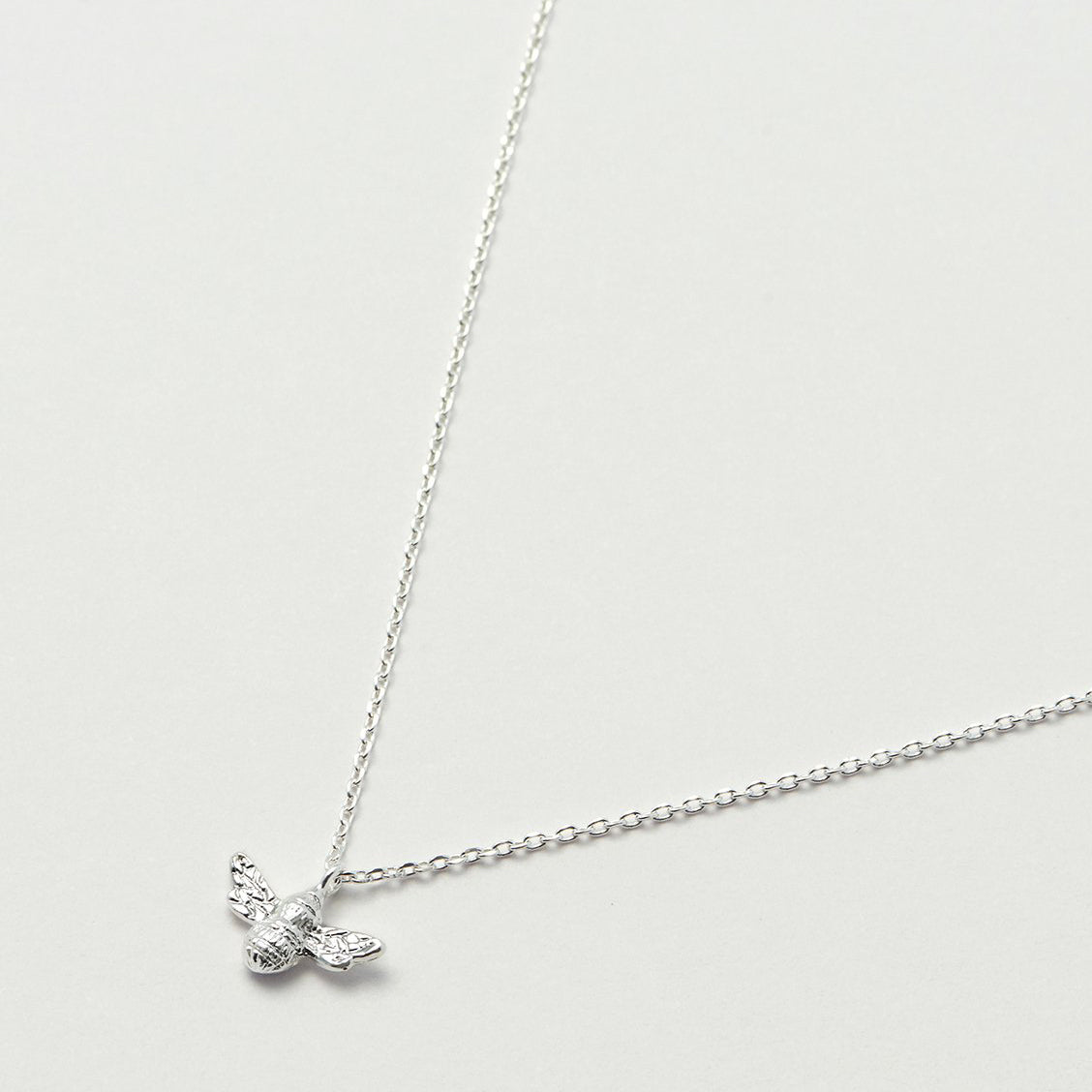 Silver Plated Bee Necklace by Estella Bartlett