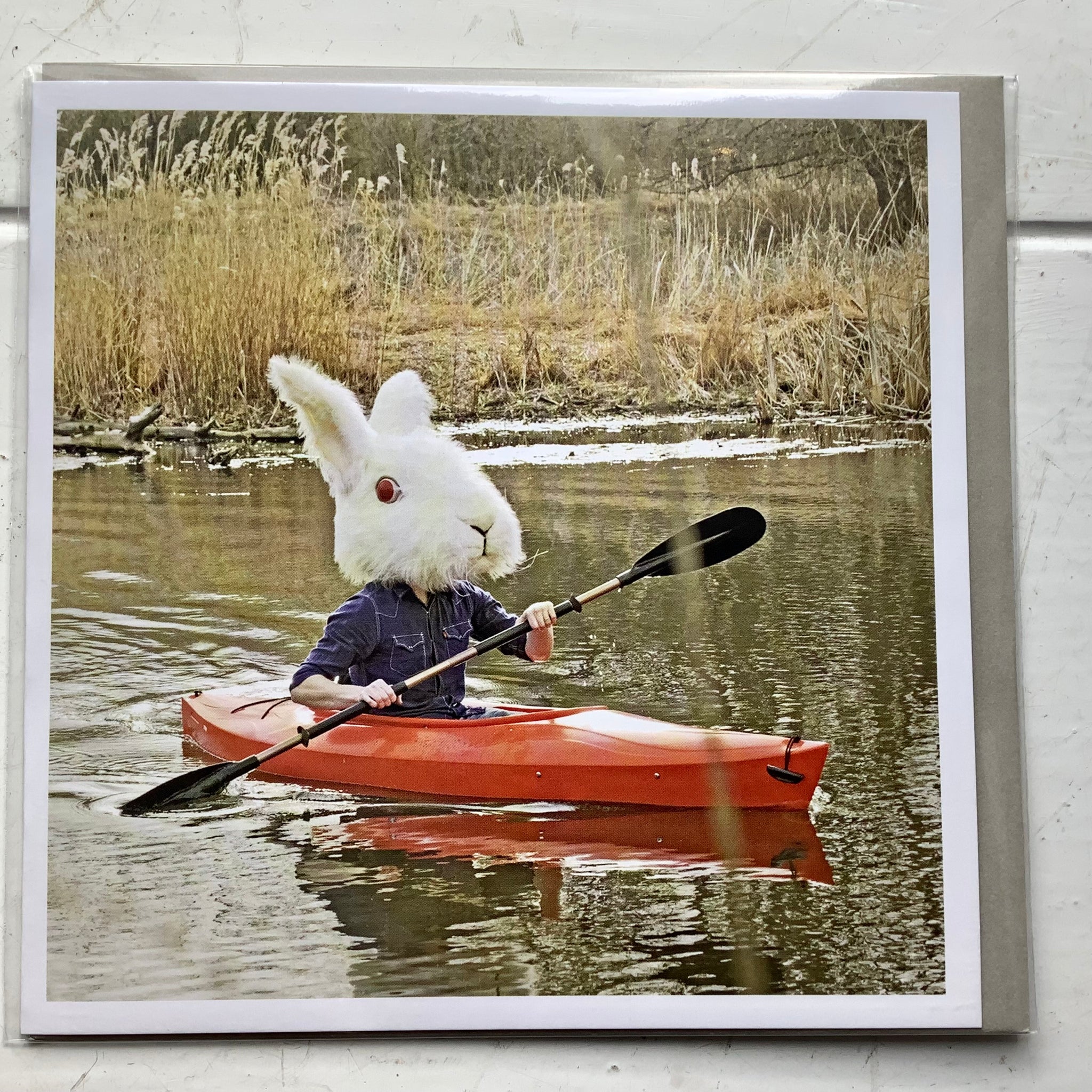 Kayak Bunny Card By U Studio