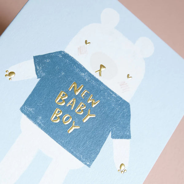 New Baby Boy Card by Raspberry Blossom
