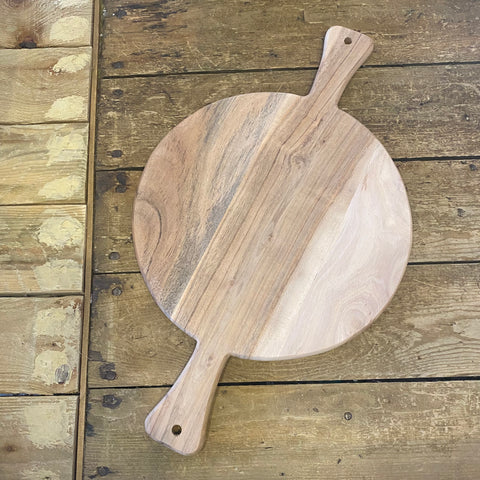 Round Carved Chopping/Serving Board