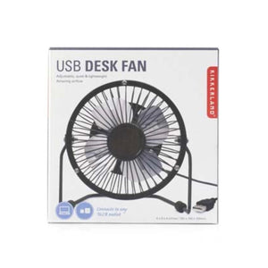 USB Desk Fan By Kikkerland