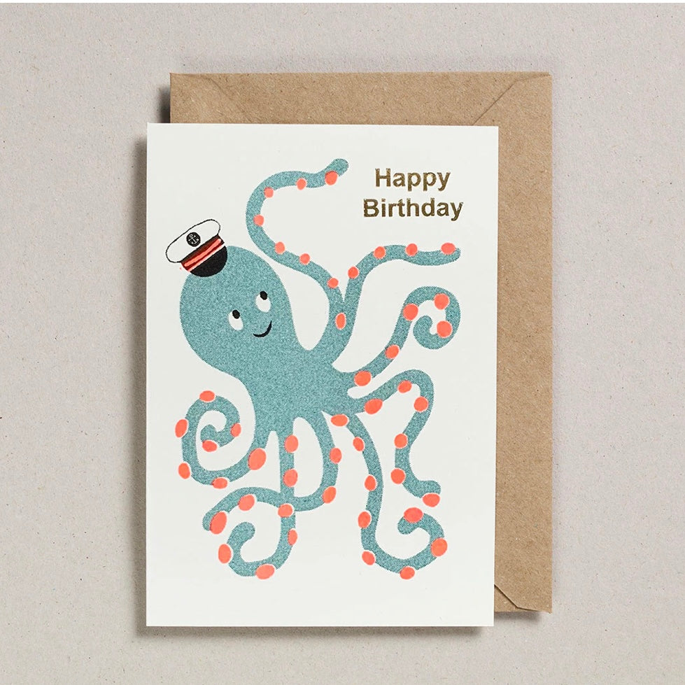 Happy Birthday Octopus by Petra Boase