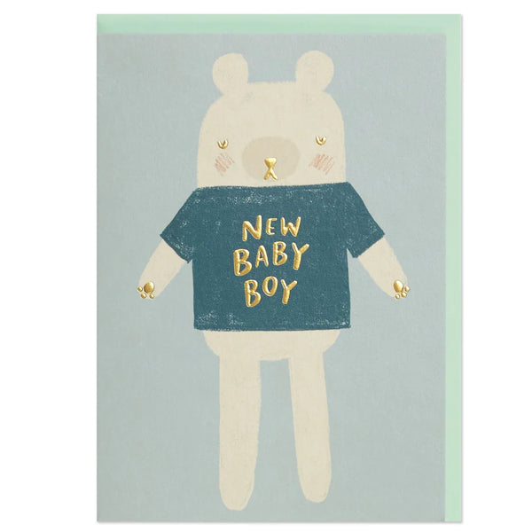 New Baby Boy Card by Raspberry Blossom