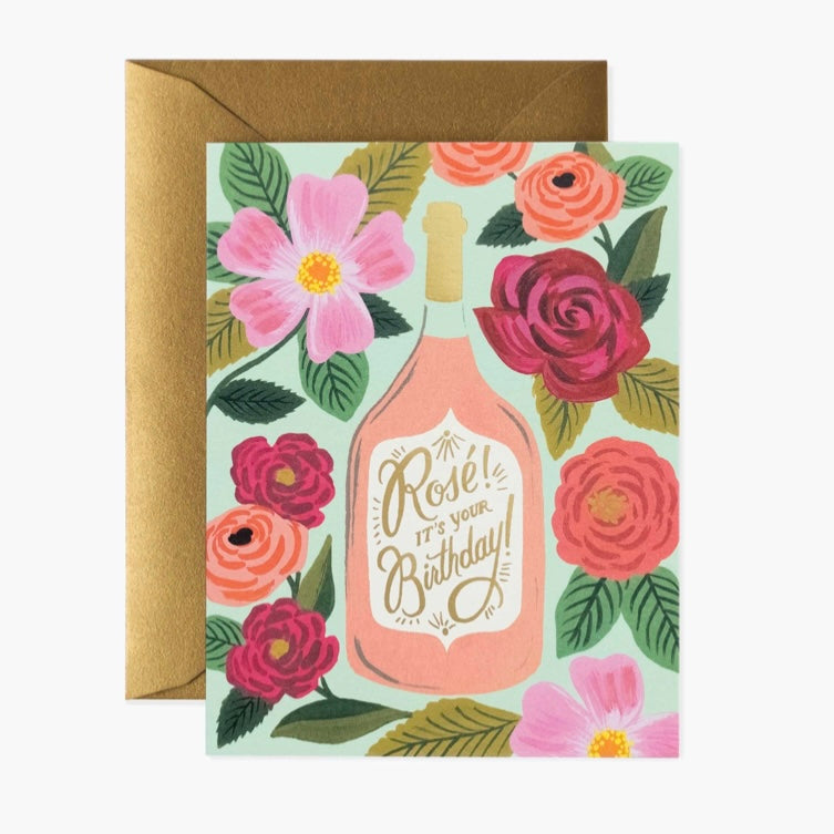 Rose It’s your birthday by Rifle Cards