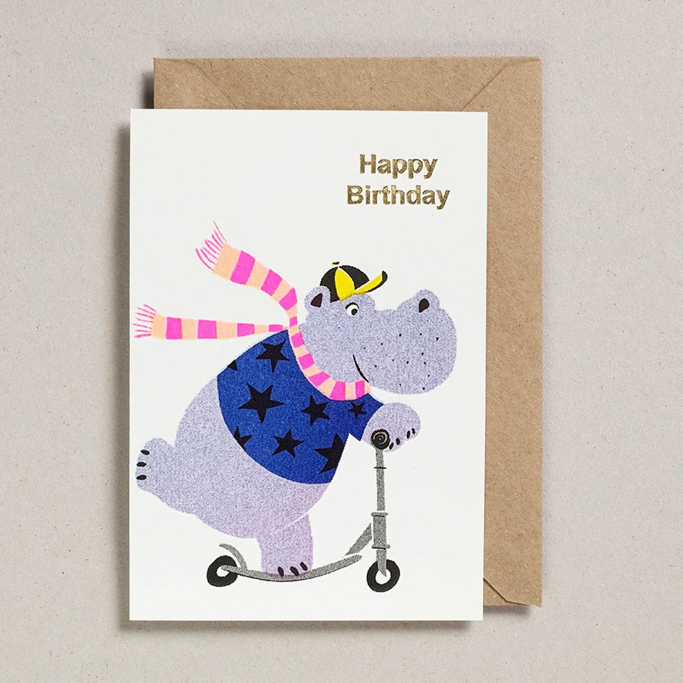 Happy Birthday Hippo by Petra Boase