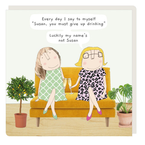 My Names Not Susan Card by Rosie Made a Thing