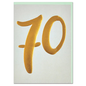 70th Birthday Card by Raspberry Blossom