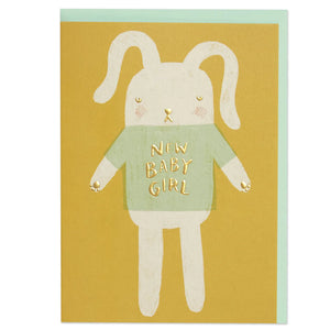 New Baby Girl Card by Raspberry Blossom
