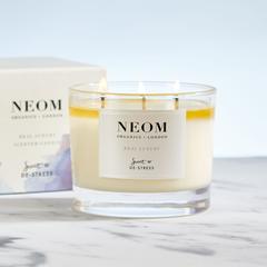 Neom 3 Wick Candle - Scent to destress Real Luxury