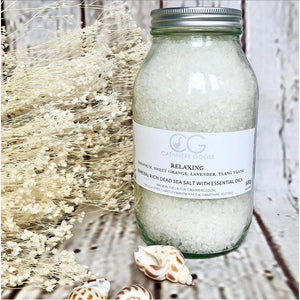 CG Mineral Rich Dead Sea Salt with Essential Oils - 2 Scents Available